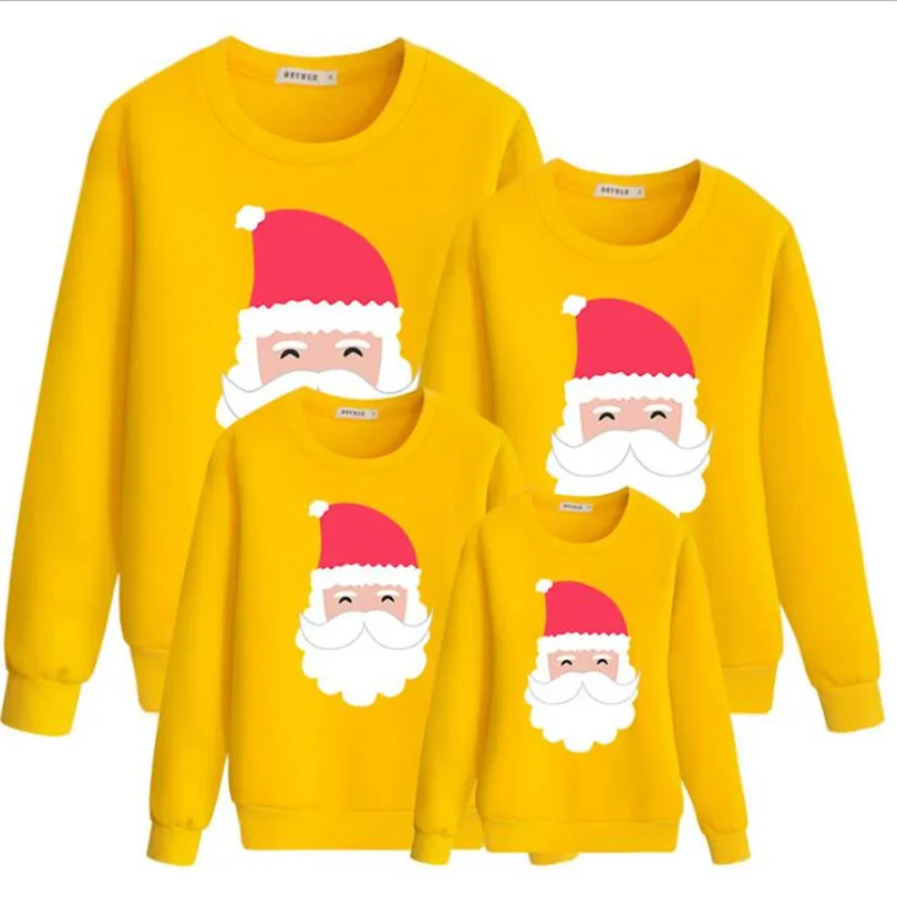 Božič Družinski Poglej, Mati, Hči Očeta, Sina Majica Obleke Družino Ujemanje Oblačila Santa Claus Mamica In Mi Oblačila
