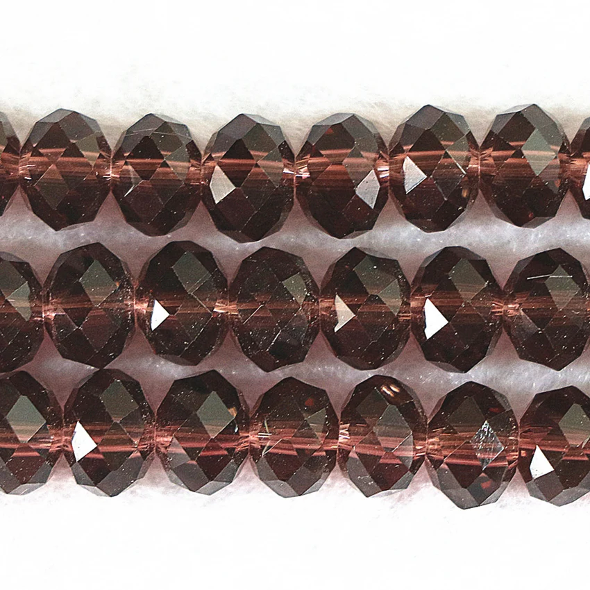 Rezanje 150pcs/sklop steklo, kristal 3x4mm rondelle abakus izdelavo načrta diy ogrlica svoboden distančniki kroglice nakit, izdelava B671
