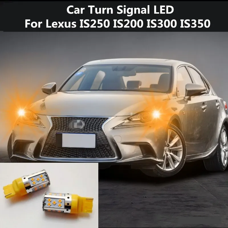 2PCS Avto, Vključite Opozorilne LED Ukaz svetlobo žarometov spremembe 12V 10W 6000K Za Lexus IS250 IS200 IS300 IS350