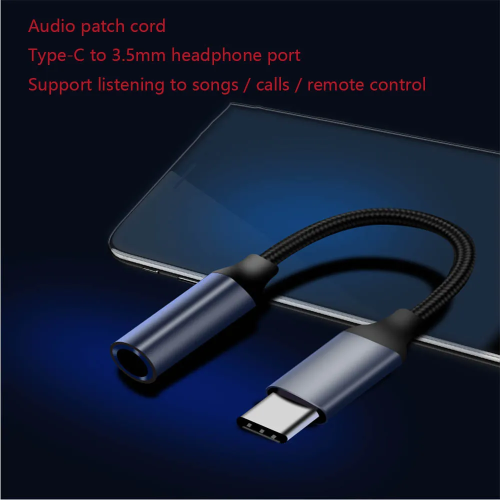 Tip-C do 3,5 mm Jack Pretvornik Slušalke Avdio Adapter s Kablom USB C do 3,5 mm Slušalke, Aux Kabel za Huawei P20 Lite Mate31r