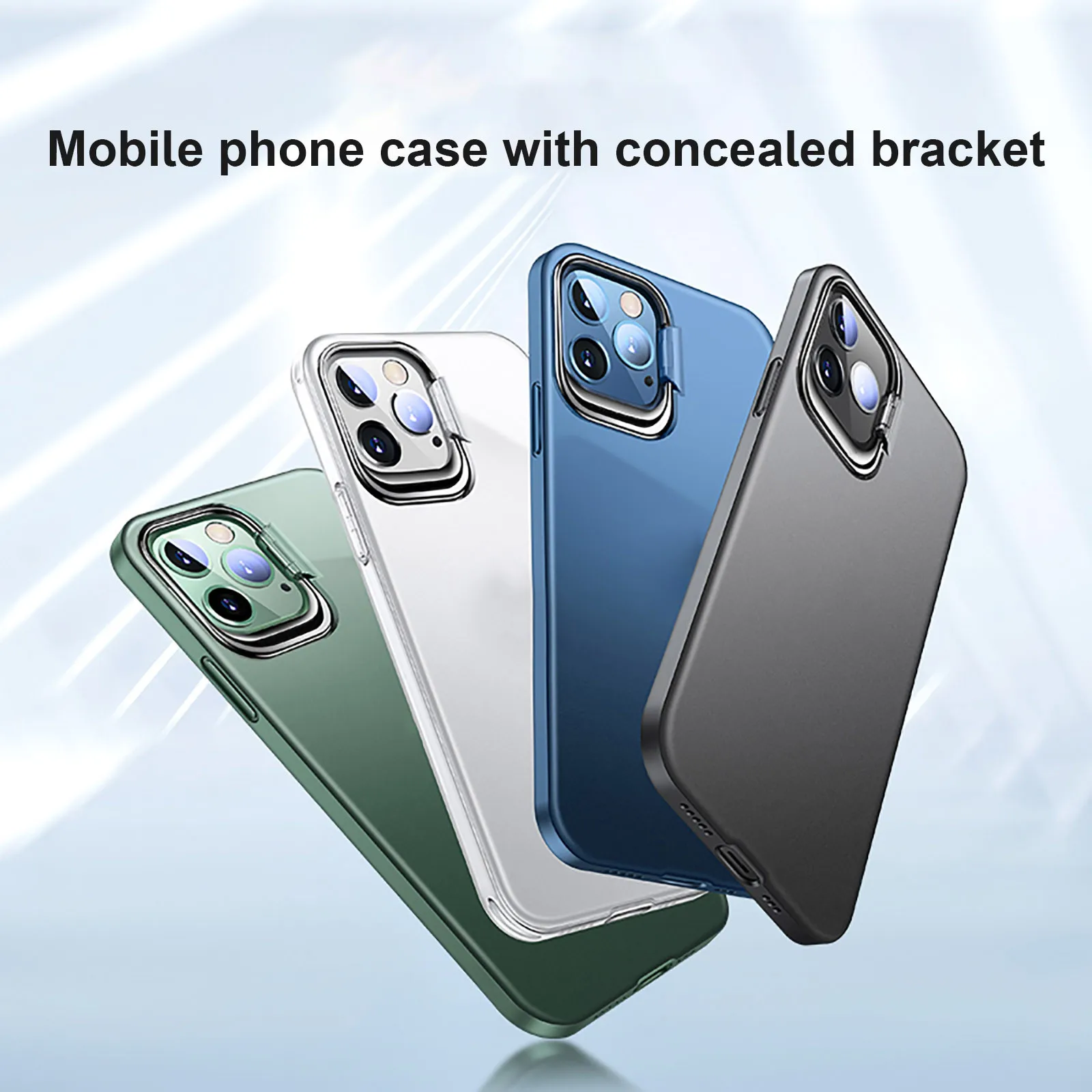 Telefon Primeru Motnega, Teksturo Inovativnih Nevidni Oklepaj Design Transparenten Nosilec za Mobilni Telefon Primeru Za iphone12Pro(6.1 v)