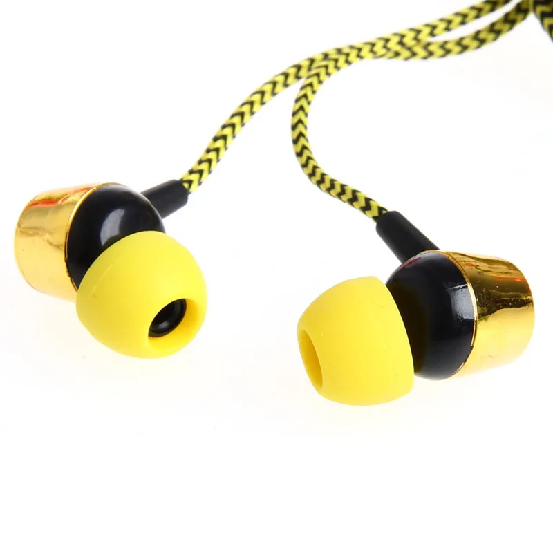 3,5 mm in-Ear Slušalke Slušalke Z Mikrofonom Pleteni Slušalke za iphone Novo X3UB