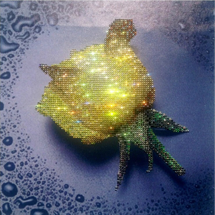 VROČE!!! Novo 5D DIY diamond slikarske barve vrtnic krog nosorogovo lepljenje dekorativnih slikarstvo diamond vezenje mozaik