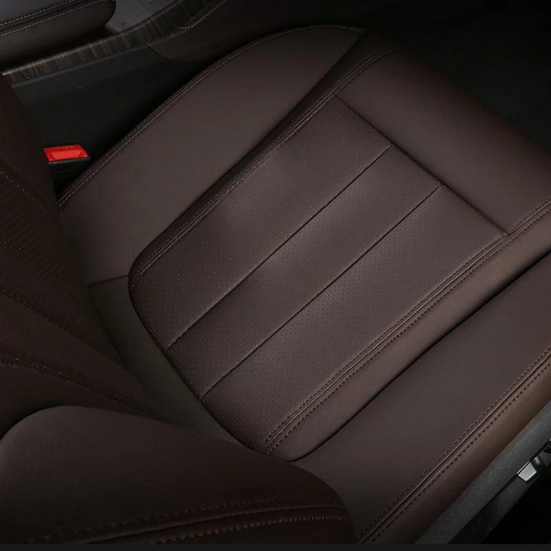 ZHOUSHENGLEE po Meri Usnje avto sedeža nastavite Za Jaguar XJ XF XE E-TEMPO XFL XEL Avtomobile Sedežnih prevlek avtomobile sedeži zaščitnik