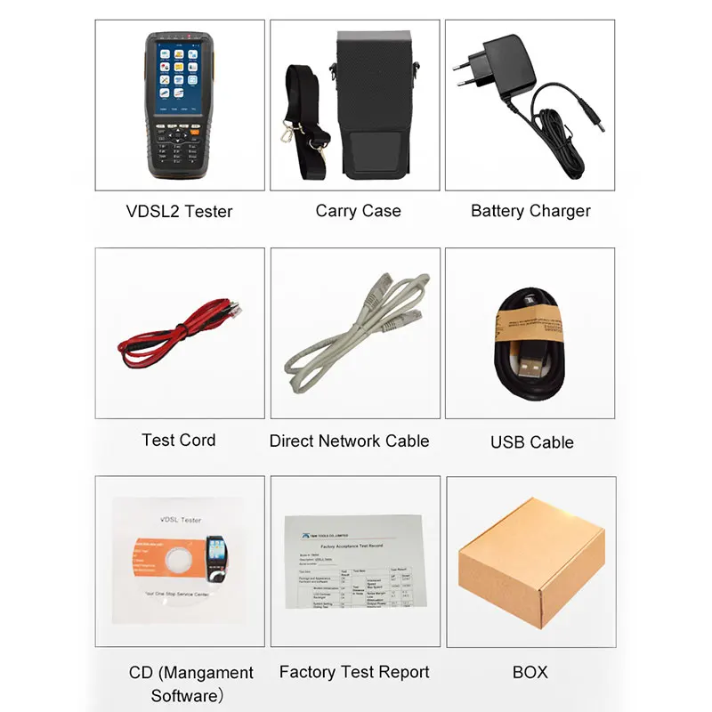 Podpora 35b 30a 17a Profil VDSL Tester Za ADSL2+ VDSL2 ADSL DMM Test TM600P Osnovna Različica