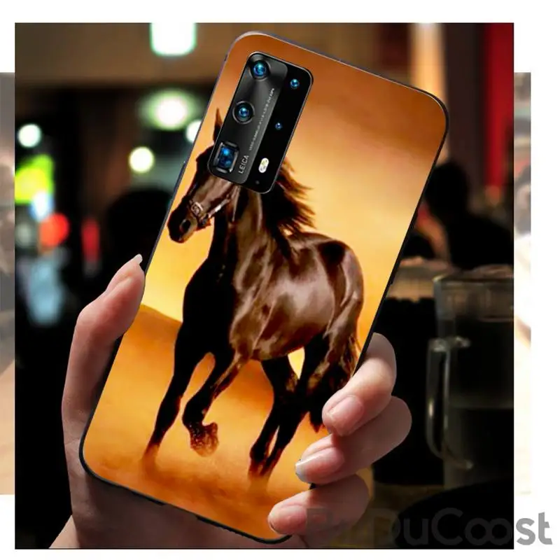 Lep konj slike Primeru Telefon Za Huawei P20 P30 P20Pro P20Lite P30Lite Psmart P10 9lite