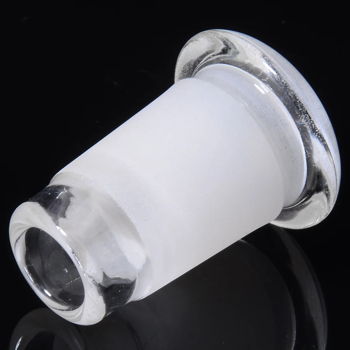 14 mm Ženski do 18 mm Moški prozornega Stekla Lab Expander Reducirni Adapter, Priključek za Naftne Ploščadi Stekla Hookah Cevi Skledo Vode, Cevi